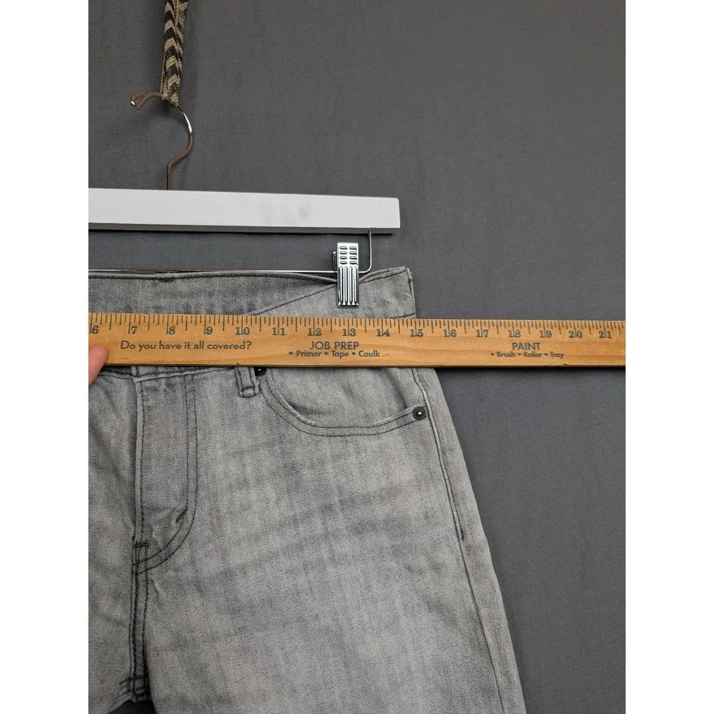 Levis 511 Jeans Mens 30x30 Gray Slim Straight Stretch Denim‎ Light Wash